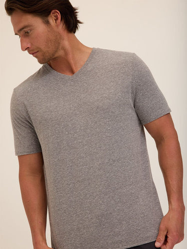 Triblend V-Neck Tee Mens Tops Tshirt Short Threads 4 Thought
