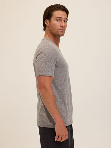 Triblend V-Neck Tee Mens Tops Tshirt Short Threads 4 Thought