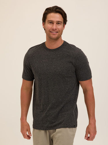 Triblend Crew Neck Tee Mens Tops Tshirt Short Threads 4 Thought
