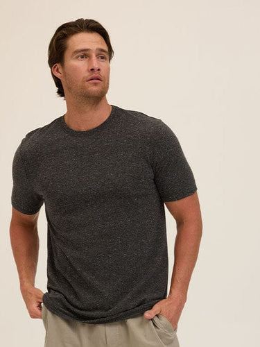 Triblend Crew Neck Tee Mens Tops Tshirt Short Threads 4 Thought