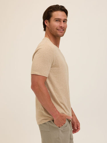 Triblend V-Neck Tee Mens Tops Tshirt Short Threads 4 Thought