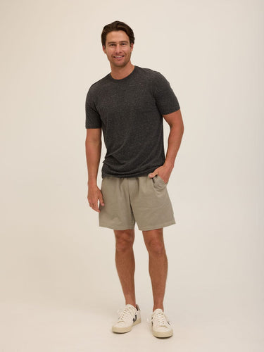Triblend Crew Neck Tee Mens Tops Tshirt Short Threads 4 Thought