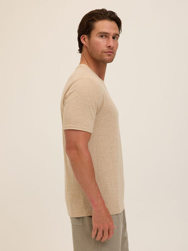 Triblend Crew Neck Tee Mens Tops Tshirt Short Threads 4 Thought