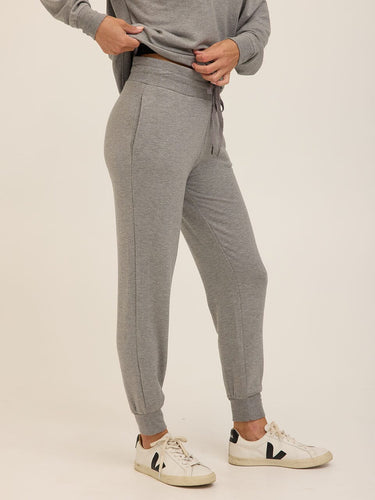 Connie Feather Fleece Jogger Womens Bottoms Sweatpants Threads 4 Thought