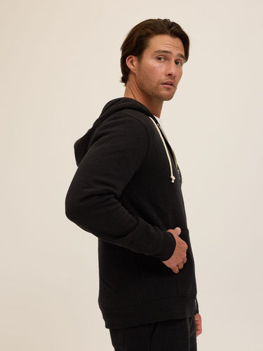 Triblend Zip Fleece Hoodie Mens Outerwear Sweatshirt Threads 4 Thought