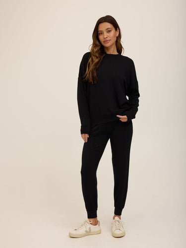 Connie Feather Fleece Jogger Womens Bottoms Sweatpants Threads 4 Thought