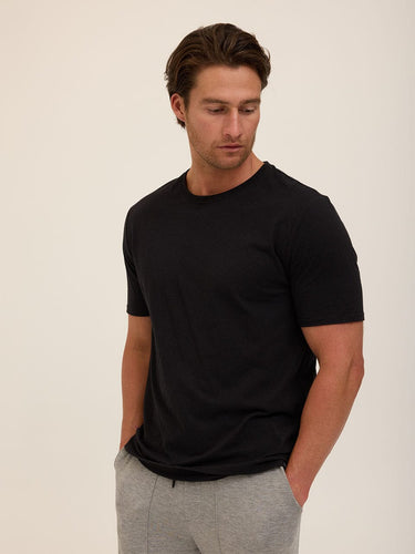 Triblend Crew Neck Tee Mens Tops Tshirt Short Threads 4 Thought