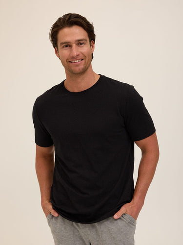 Triblend Crew Neck Tee Mens Tops Tshirt Short Threads 4 Thought