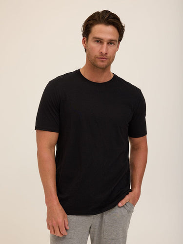 Triblend Crew Neck Tee Mens Tops Tshirt Short Threads 4 Thought