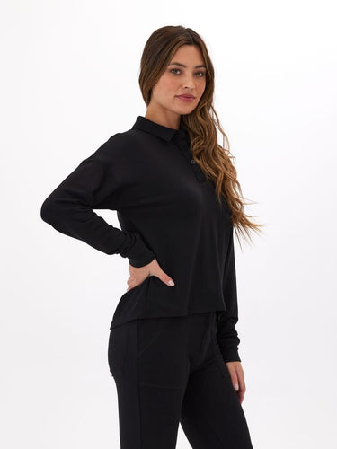 Eleanor Modal Terry Collared Top Threads 4 Thought