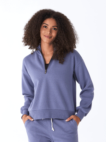 Constance Triblend 1/2-Zip Pullover Threads 4 Thought
