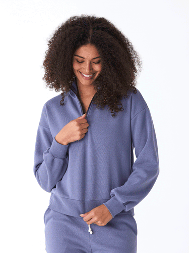 Constance Triblend 1/2-Zip Pullover Threads 4 Thought