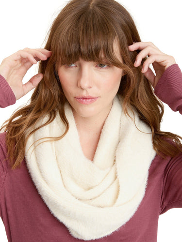 Fuzzy Knit Infinity Scarf Accessories Hat Threads 4 Thought