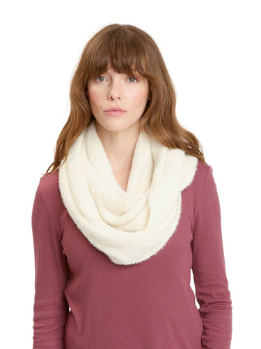 Fuzzy Knit Infinity Scarf Accessories Hat Threads 4 Thought