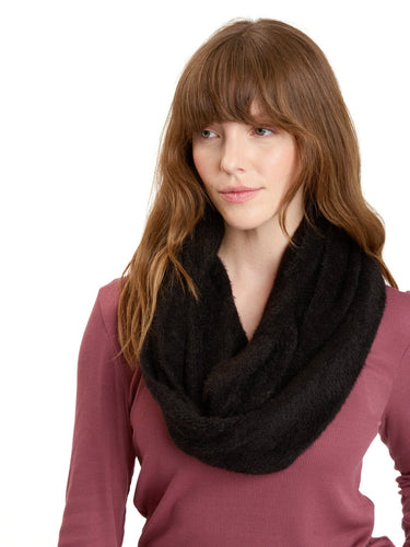 Fuzzy Knit Infinity Scarf Accessories Hat Threads 4 Thought