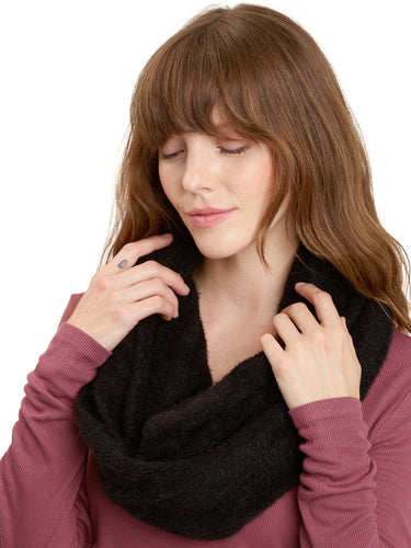 Fuzzy Knit Infinity Scarf Accessories Hat Threads 4 Thought