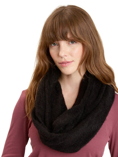 Fuzzy Knit Infinity Scarf Accessories Hat Threads 4 Thought