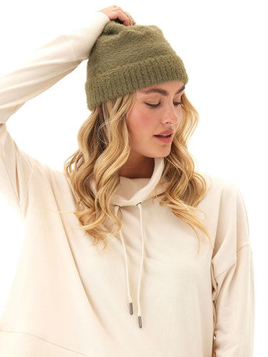 Fuzzy Knit Beanie Accessories Hat Threads 4 Thought
