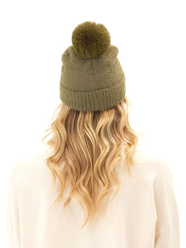 Fuzzy Knit Beanie Accessories Hat Threads 4 Thought