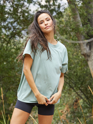 Andie Comfort Jersey Boyfriend Tee Womens Tops Short Tee Threads 4 Thought