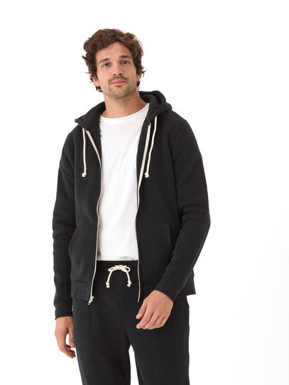 Triblend Zip Fleece Hoodie Mens Outerwear Sweatshirt Threads 4 Thought