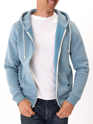 Triblend Zip Fleece Hoodie Mens Outerwear Sweatshirt Threads 4 Thought