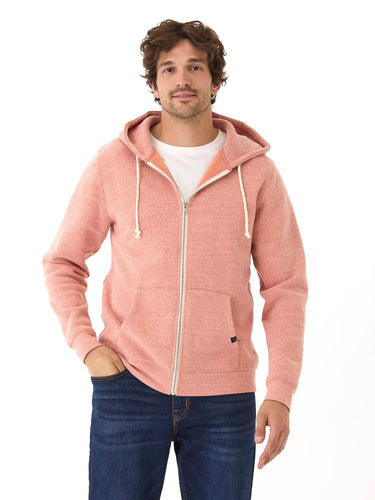 Triblend Fleece Zip Hoodie Mens Outerwear Sweatshirt Threads 4 Thought