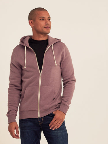 Triblend Zip Fleece Hoodie Mens Outerwear Sweatshirt Threads 4 Thought