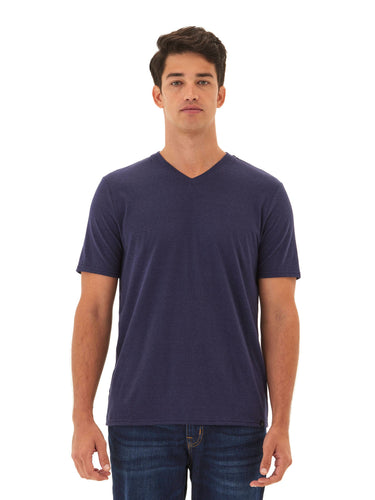 Triblend V-Neck Tee Mens Tops Tshirt Short Threads 4 Thought