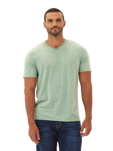Triblend V-Neck Tee Mens Tops Tshirt Short Threads 4 Thought