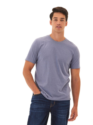 Triblend Crew Neck Tee Mens Tops Tshirt Short Threads 4 Thought