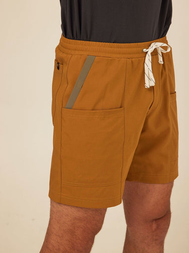 Kai Contrast Pocket Essential Eco Woven Short Threads 4 Thought