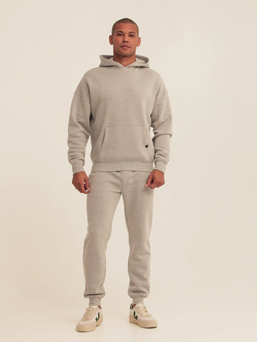 Marcel Triblend Fleece Oversized Hoodie Mens Outerwear Sweatshirt Threads 4 Thought