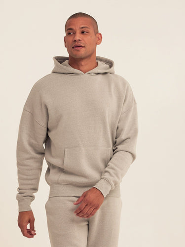 Marcel Triblend Fleece Oversized Hoodie Mens Outerwear Sweatshirt Threads 4 Thought