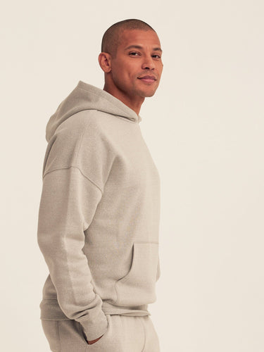 Marcel Triblend Fleece Oversized Hoodie Mens Outerwear Sweatshirt Threads 4 Thought