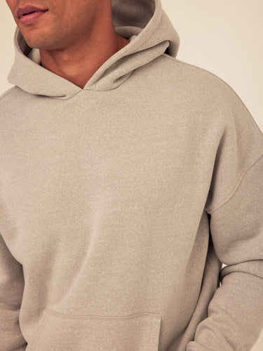 Marcel Triblend Fleece Oversized Hoodie Mens Outerwear Sweatshirt Threads 4 Thought