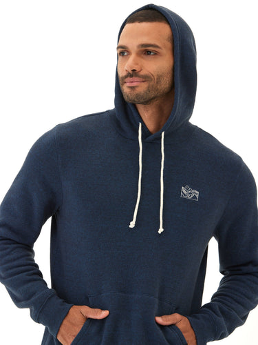 Embroidered Triblend Pullover Hoodie Mens Outerwear Sweatshirt Threads 4 Thought