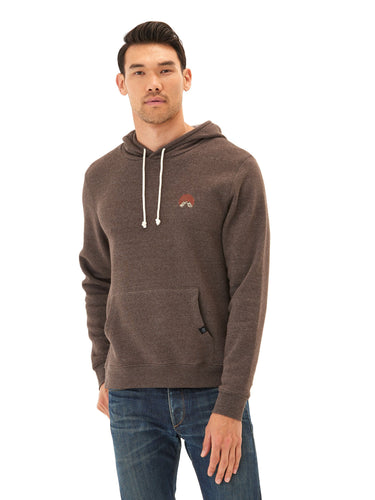 Embroidered Triblend Pullover Hoodie Mens Outerwear Sweatshirt Threads 4 Thought