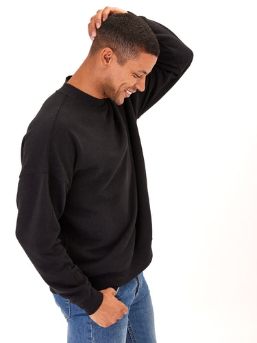Rudy Triblend Fleece Drop Shoulder Sweatshirt Mens Outerwear Sweatshirt Threads 4 Thought