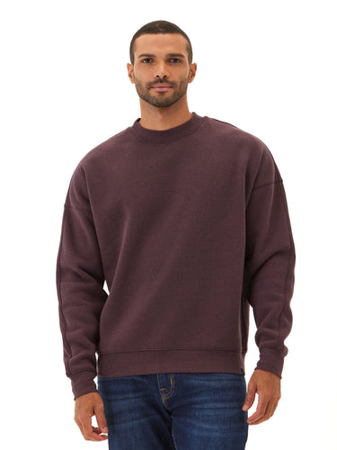 Rudy Triblend Fleece Drop Shoulder Sweatshirt Mens Outerwear Sweatshirt Threads 4 Thought