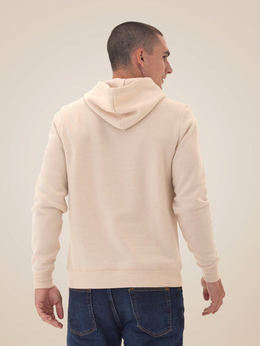 Kieran Triblend Fleece Henley Hoodie Mens Outerwear Sweatshirt Threads 4 Thought