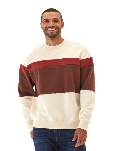 Rudy CVC Fleece Colorblock Pullover Mens Outerwear Sweatshirt Threads 4 Thought
