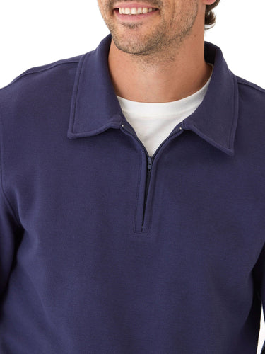 Briggs Knit Jacquard 1/4 Zip Pullover Mens Outerwear Sweatshirt Threads 4 Thought