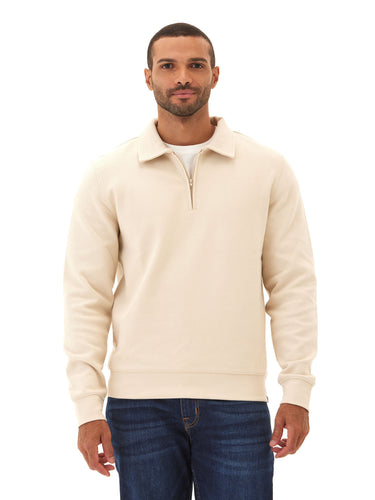 Briggs Knit Jacquard 1/4 Zip Pullover Mens Outerwear Sweatshirt Threads 4 Thought