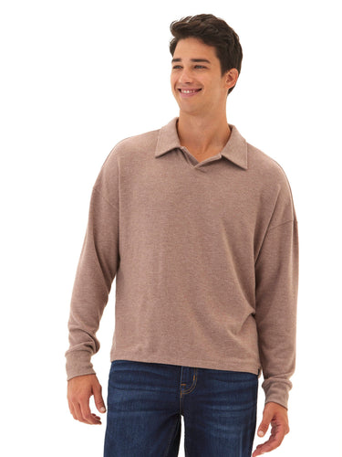 Guillermo Sweater Knit Pullover Polo Mens Outerwear Sweater Threads 4 Thought