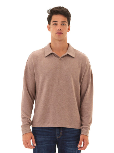 Guillermo Sweater Knit Pullover Polo Mens Outerwear Sweater Threads 4 Thought