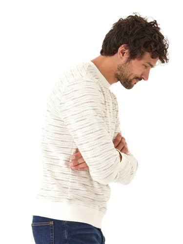 Jovan Shoreline Terry Crew Pullover Mens Outerwear Sweatshirt Threads 4 Thought