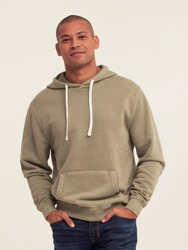 Everett Heavyweight Relaxed Pullover Hoodie Mens Outerwear Sweatshirt Threads 4 Thought