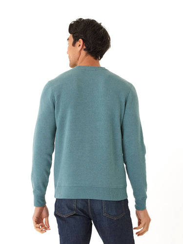 Mineral Wash Graphic Fleece Crew Mens Tops Tshirt Short Threads 4 Thought
