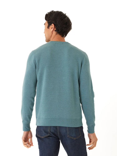 Mineral Wash Graphic Fleece Crew Mens Outerwear Sweatshirt Threads 4 Thought